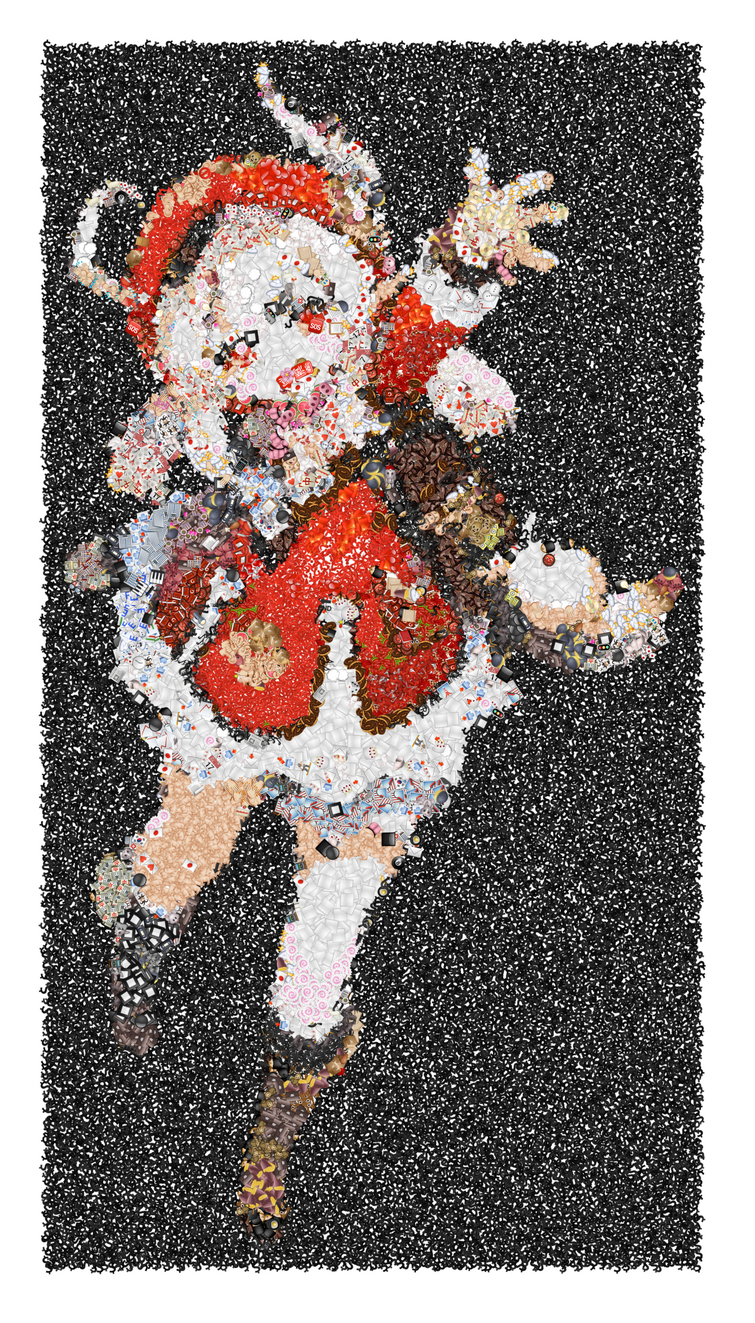 Genshin Impact Paimon Cross Stitch Pattern -   Pixel art pattern, Cross  stitch art, Cross stitch