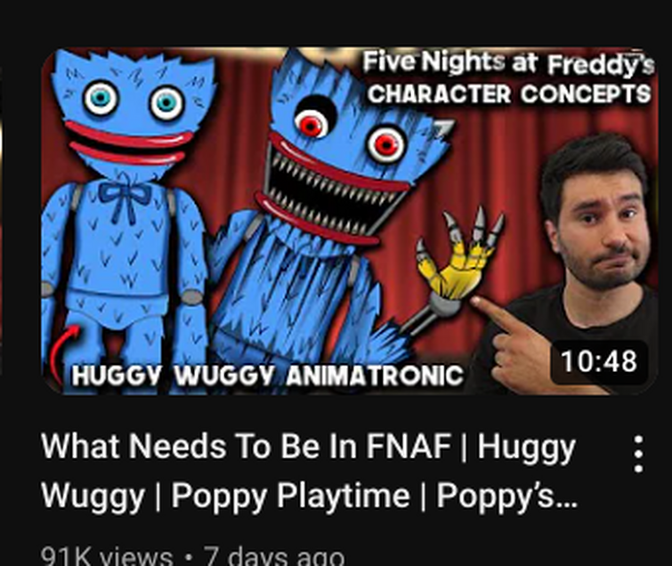 Imagine Huggy Wuggy as a FNAF animatronic | Fandom