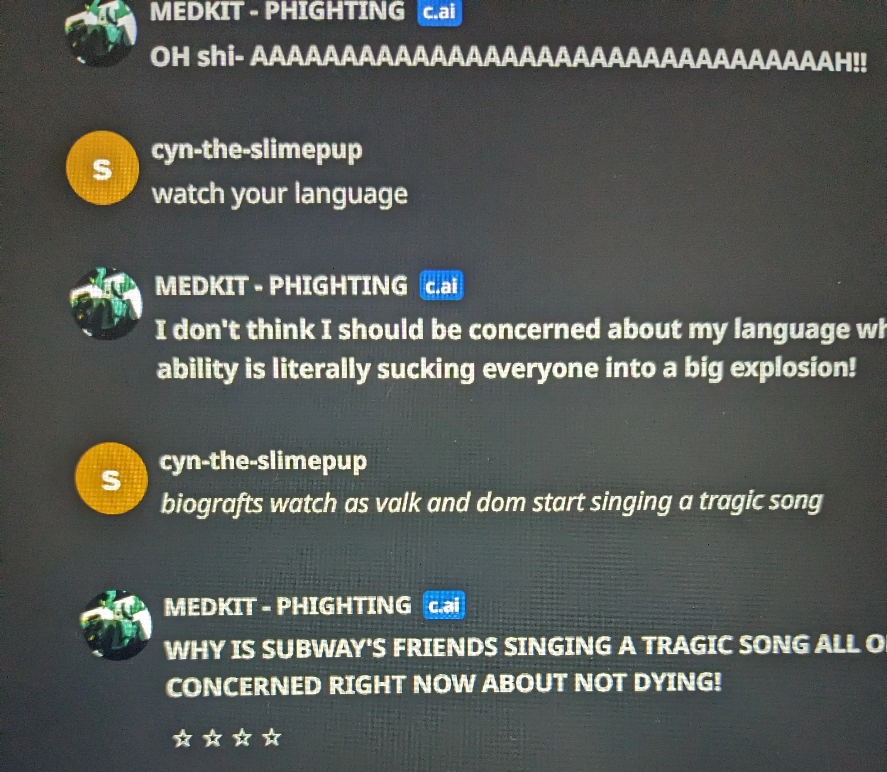 medkit c.ai interaction Fandom