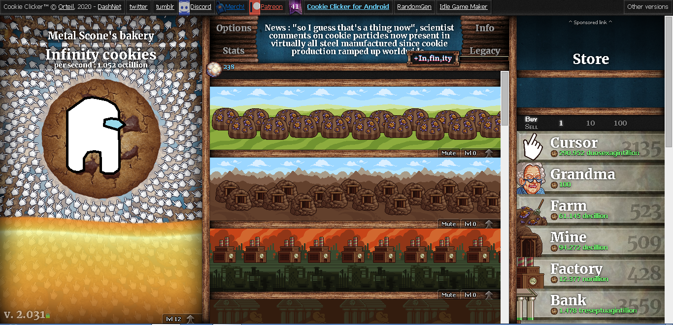 Insane Cookie Clicker Hack: 600+ Achievements in 1 Second! #shorts #update  #funny 