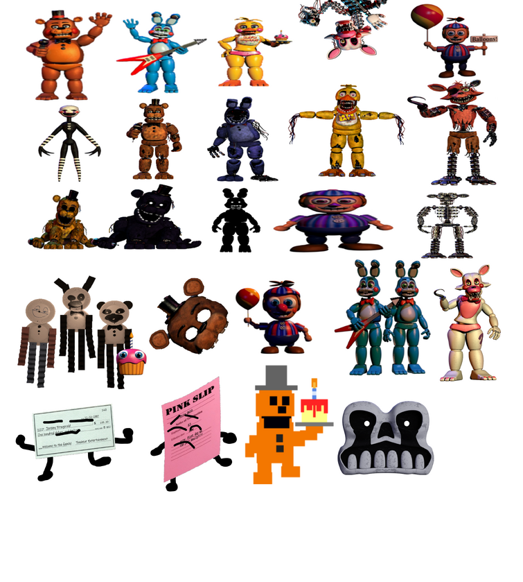 All FNAF2 UltraCN Characters | Fandom