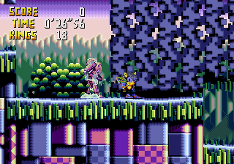 Knuckles' Chaotix color palette glitches | Fandom