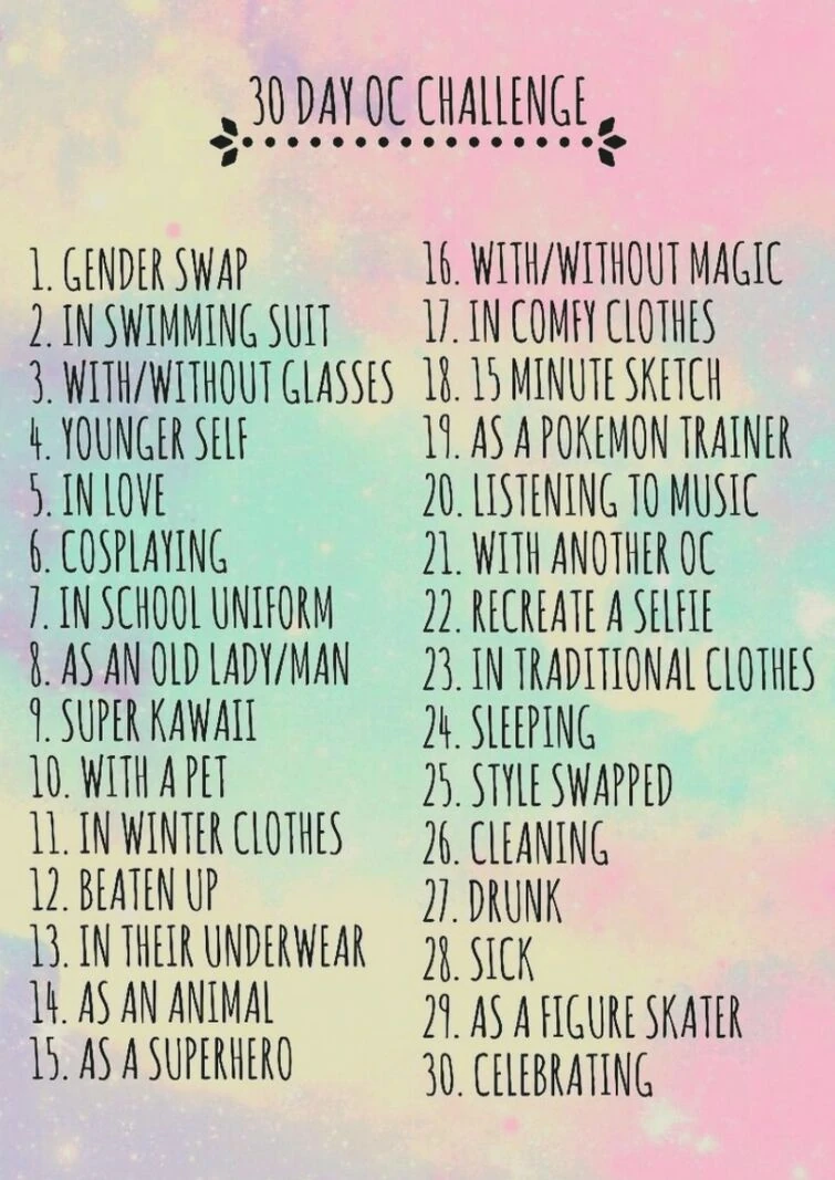 Art challenge (part 2!) Fandom