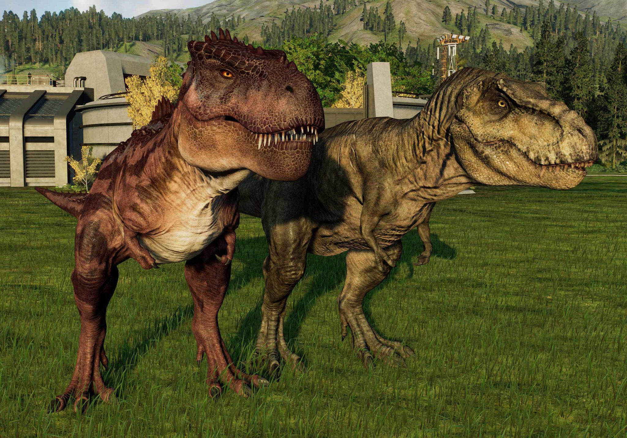 Tarbosaurus and T rex is bigger size? | Fandom