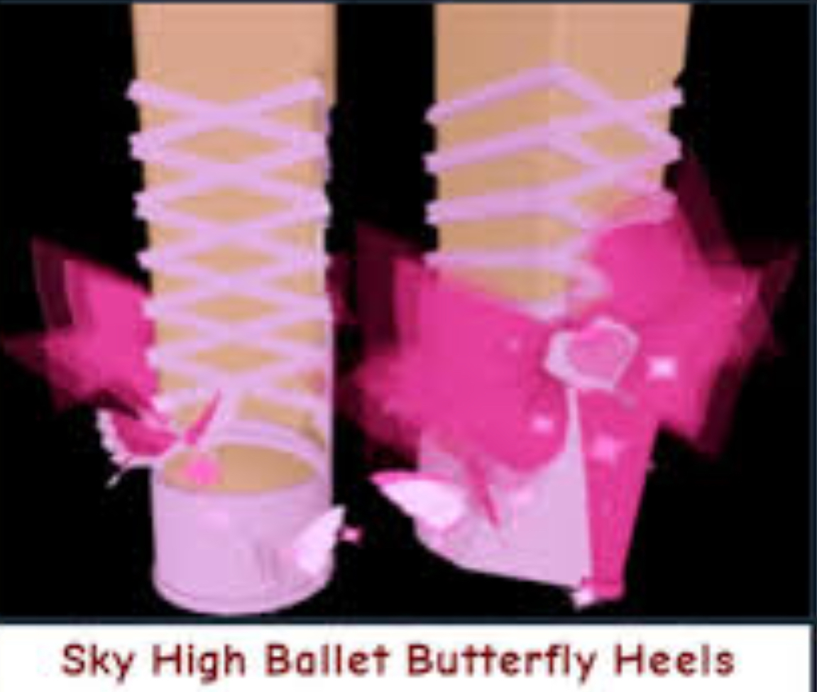 sky high ballet butterfly heels