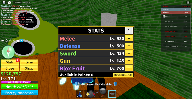 Trading stats refund dragon and control for offers : r/bloxfruits