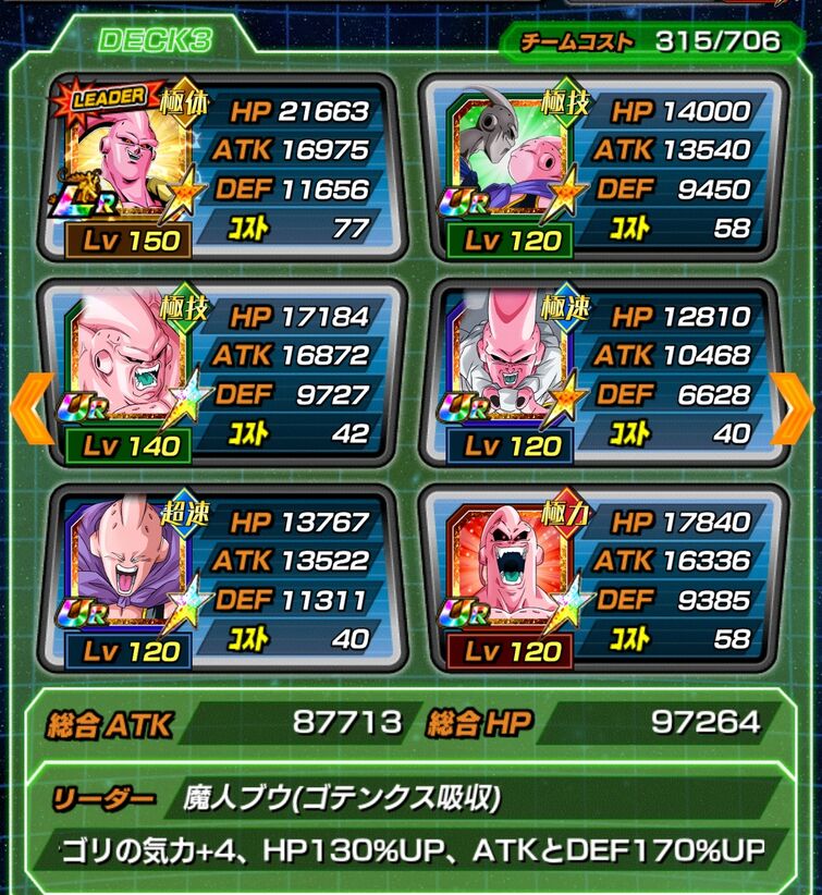 Majin Power team optimization Fandom