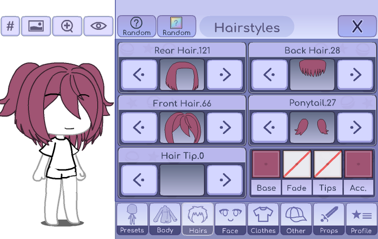 Gacha Life Hairstyles Free To Use Fandom