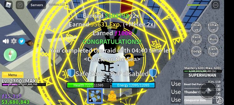 Im fighting style side,ghoul mask+race=ez raids and i become a tank : r/ bloxfruits