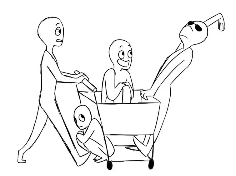 You Know That Shopping Cart 4 Person Base Fandom