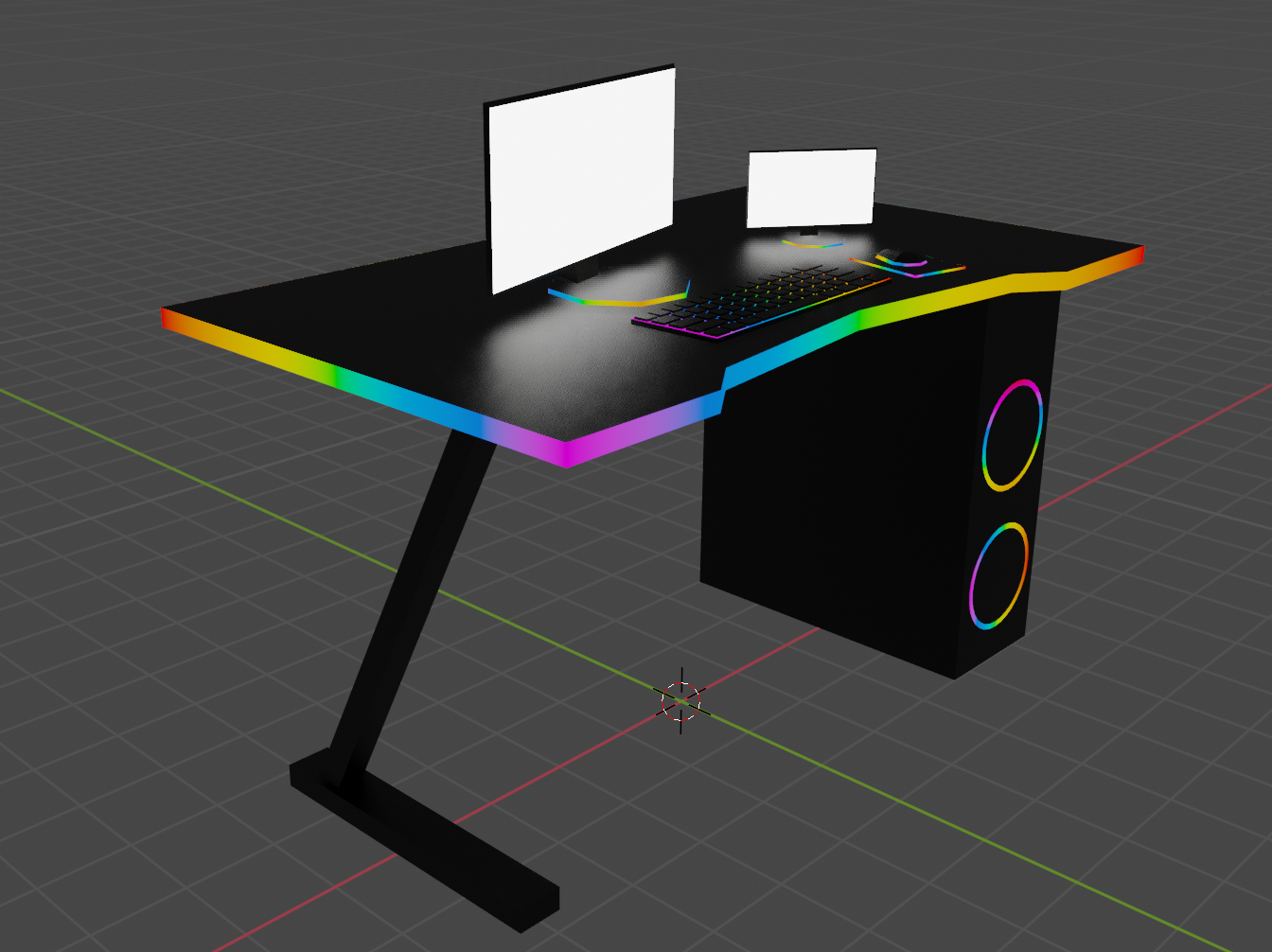 Gaming Pc Cool Rgb 3D model