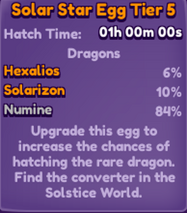 Here s how tier 5 egg chances thing looks like fandom