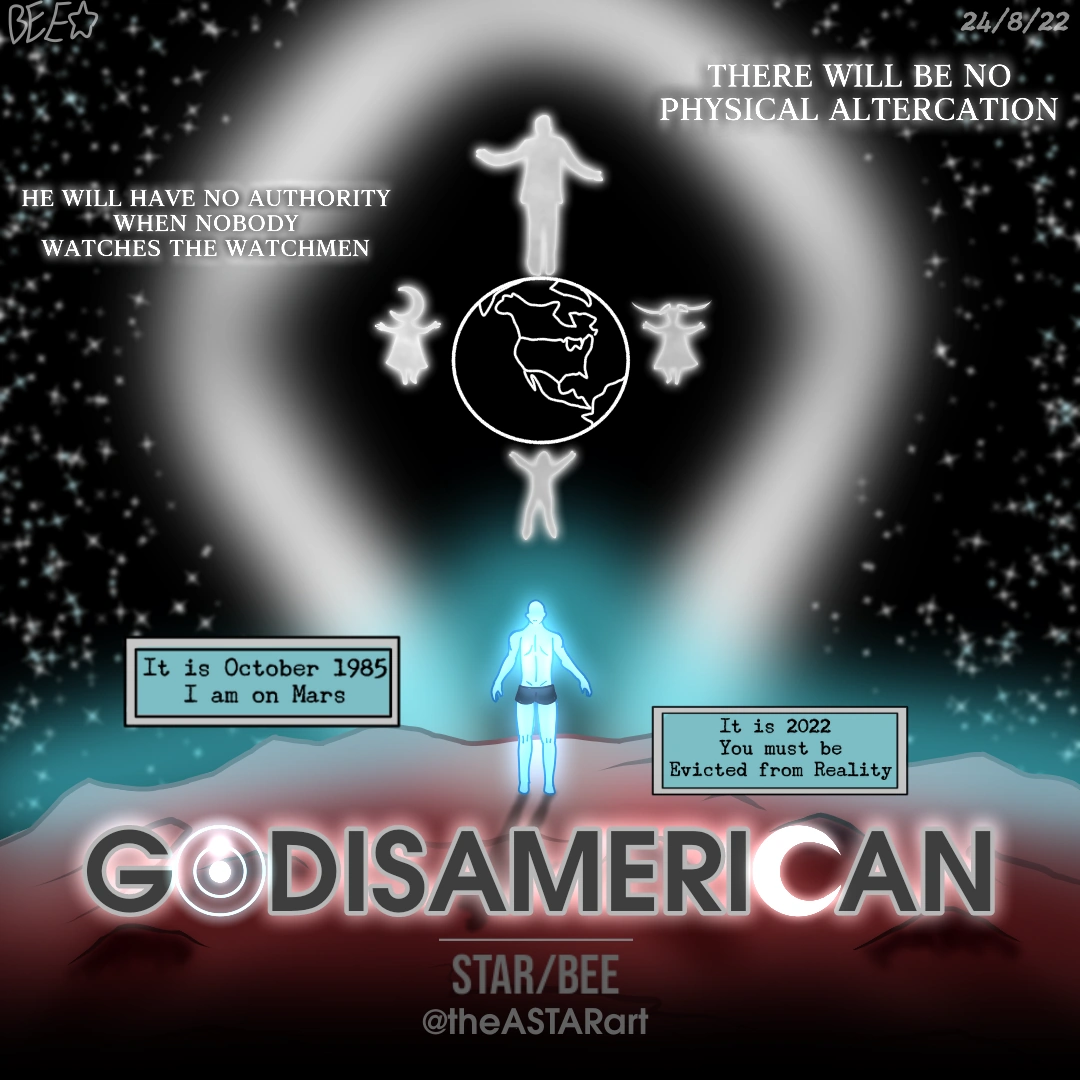 GODISAMERICAN Dr. Manhattan VS Richard Nixon (Watchmen VS Monument