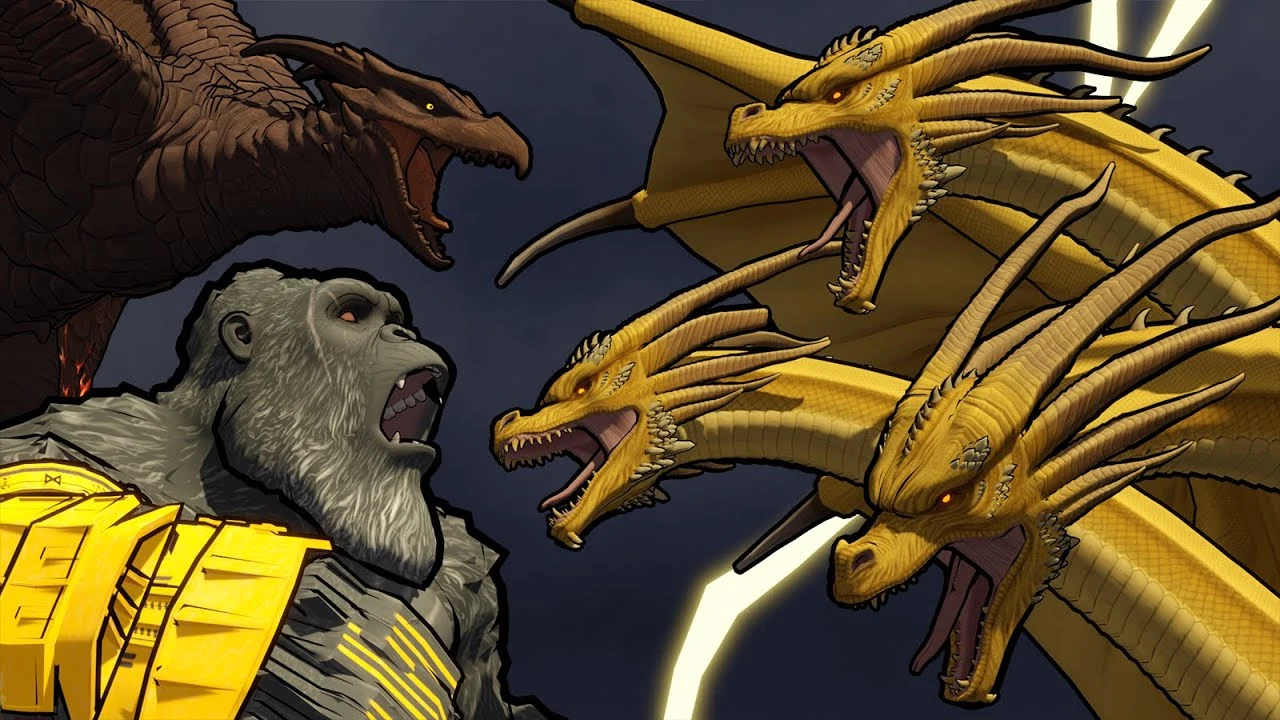 Seal Animations’ Kong and Rodan vs King Ghidorah | Fandom