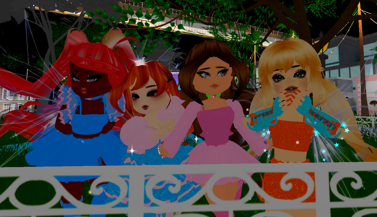 Moonlight square cafe photoshoot (also posted to royale high wiki) :  r/RoyaleHigh_Roblox