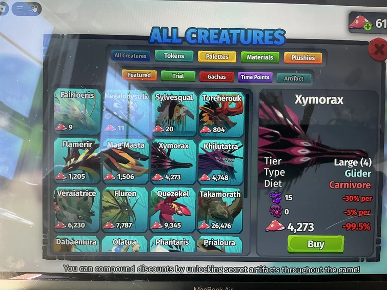 how many shadow artifacts would i need to make the xymorax affordable ...