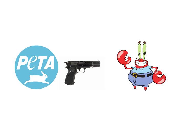 mr crabs with a gun