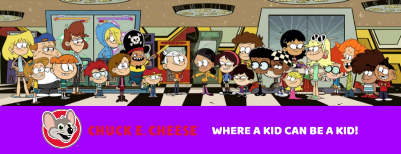 The Loud House & The Casagrandes sponsors Chuck E. Cheese. Fandom