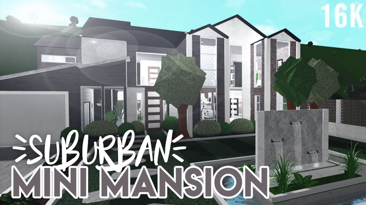 Bloxburg House Ideas Hillside Mansion