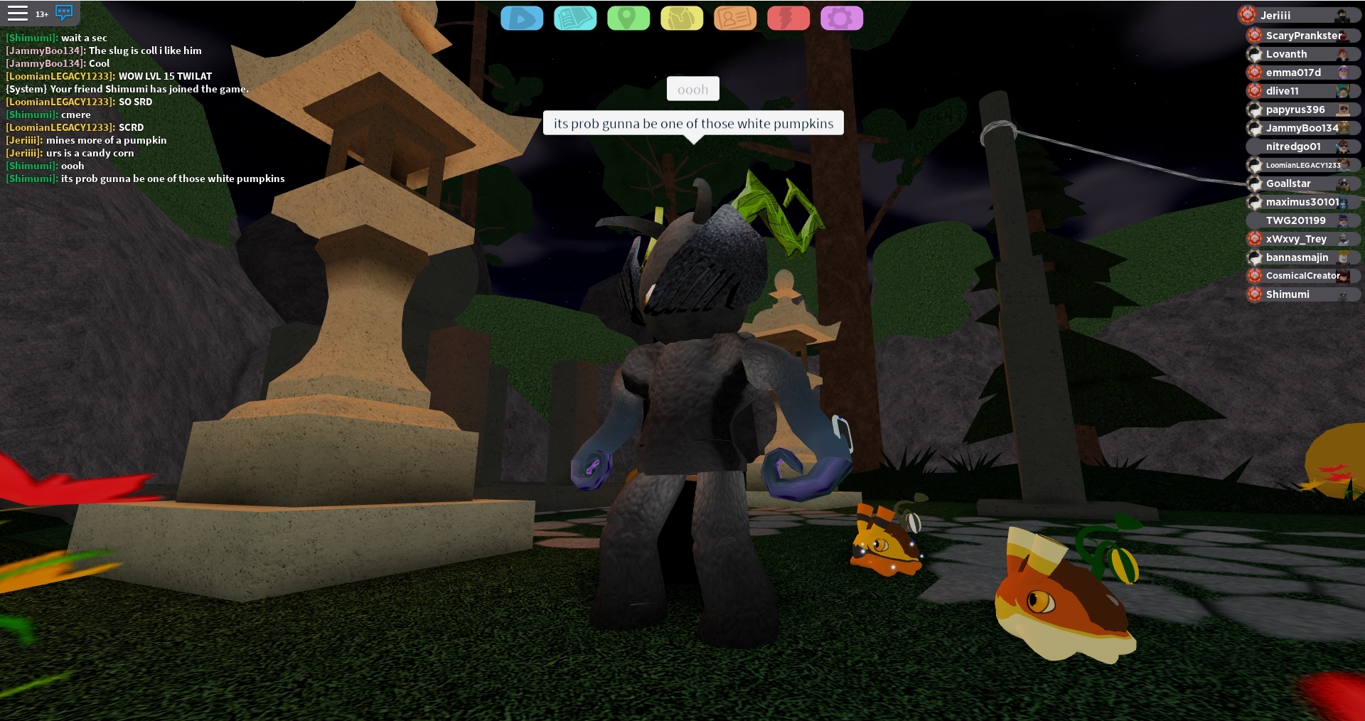 Gleaming Slugling Halloween Variant Fandom - roblox loomian legacy found my first gleaming loomian and