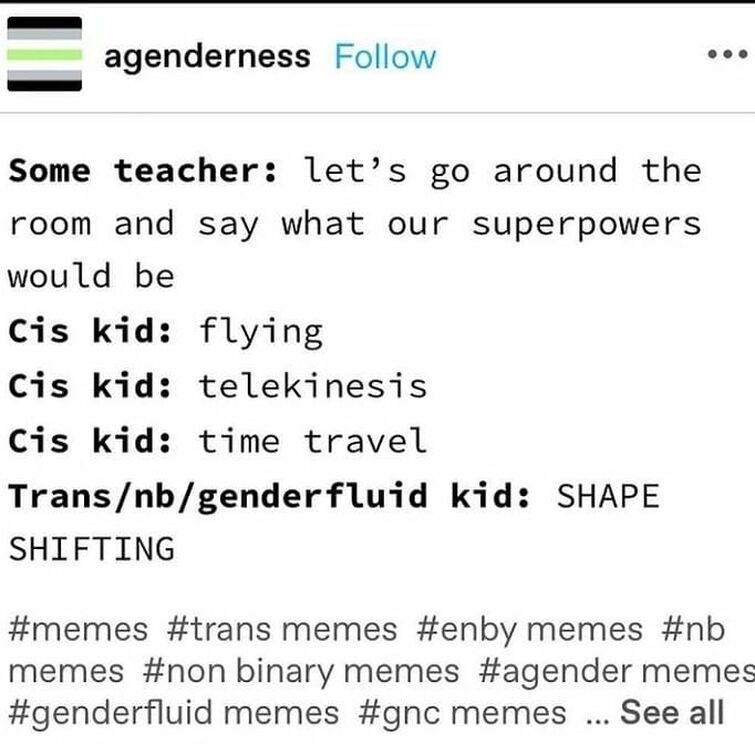 Just A Bunch Of Agender Memes I Exist No I Do Not Care That Pride Month Is Over Fandom