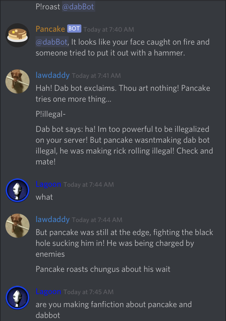 Pancake Vs Dab Bot 2 Electric Boogaloo Fandom
