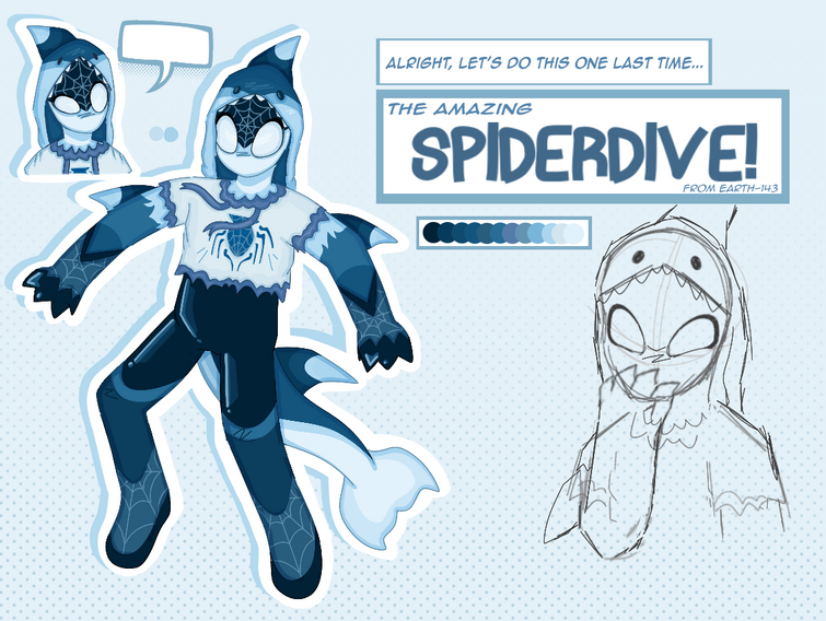 the amazing spiderdive 🌊🕸🕷 (wip spidersona)