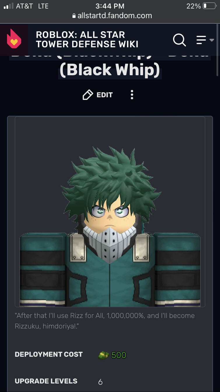 MIdoriya Face's Code & Price - RblxTrade