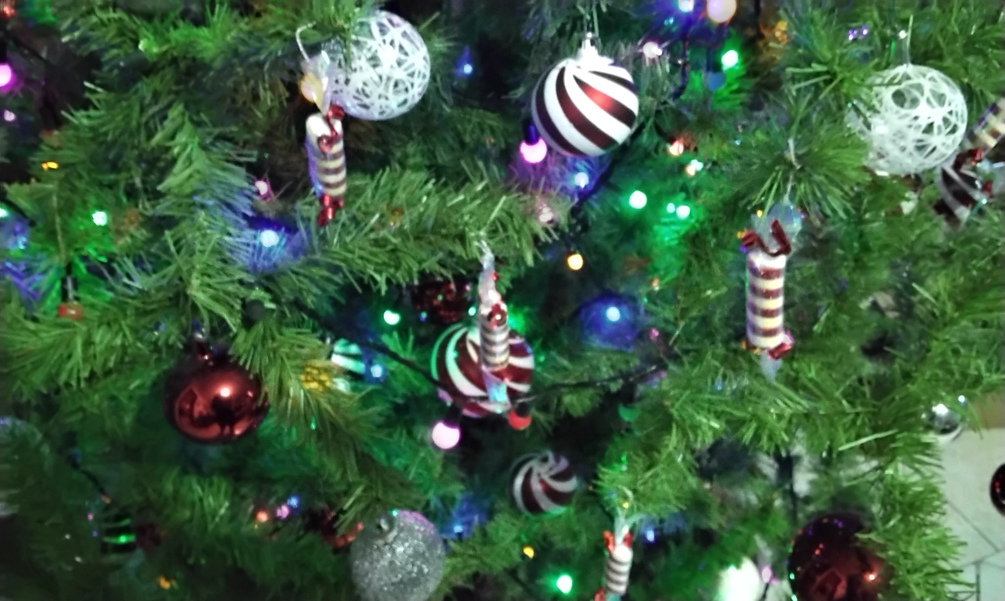 Bad quality pic of my christmas tree bc why not Fandom