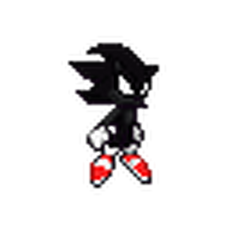 Here's a Dark Super Sonic sprite I made a while ago | Fandom