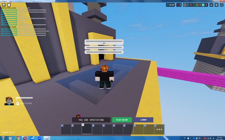 BANNING HACKERS in Roblox BedWars 