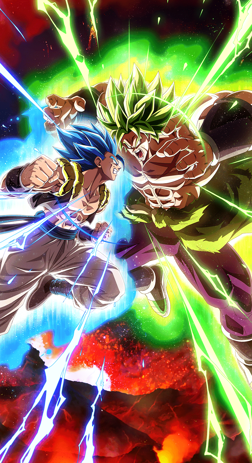 Super Saiyan Blue Gogeta vs. Full Power Broly 5th Year Anniversary Part 2 Wallpaper | Fandom