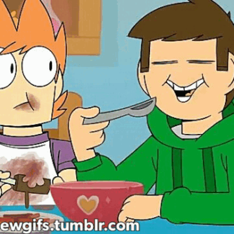 eating cereal gif