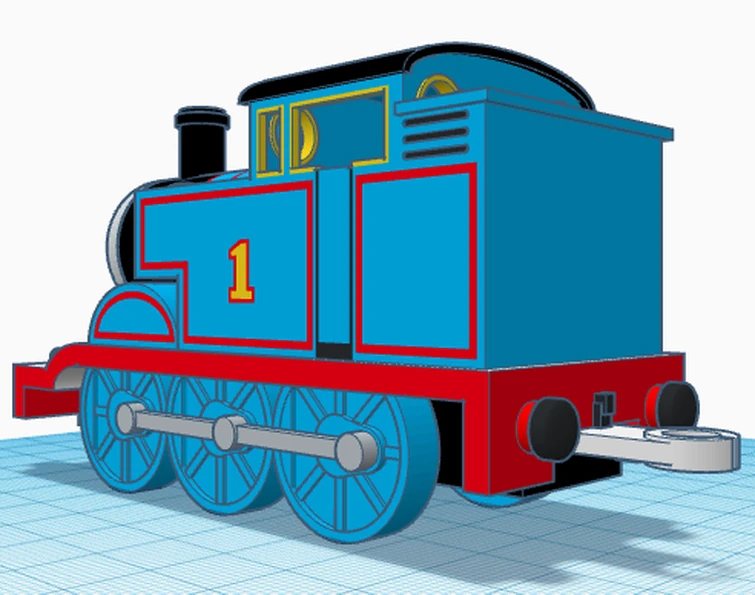 So I just made an "Accurate" Plarail Thomas on TinkerCad, What Do You