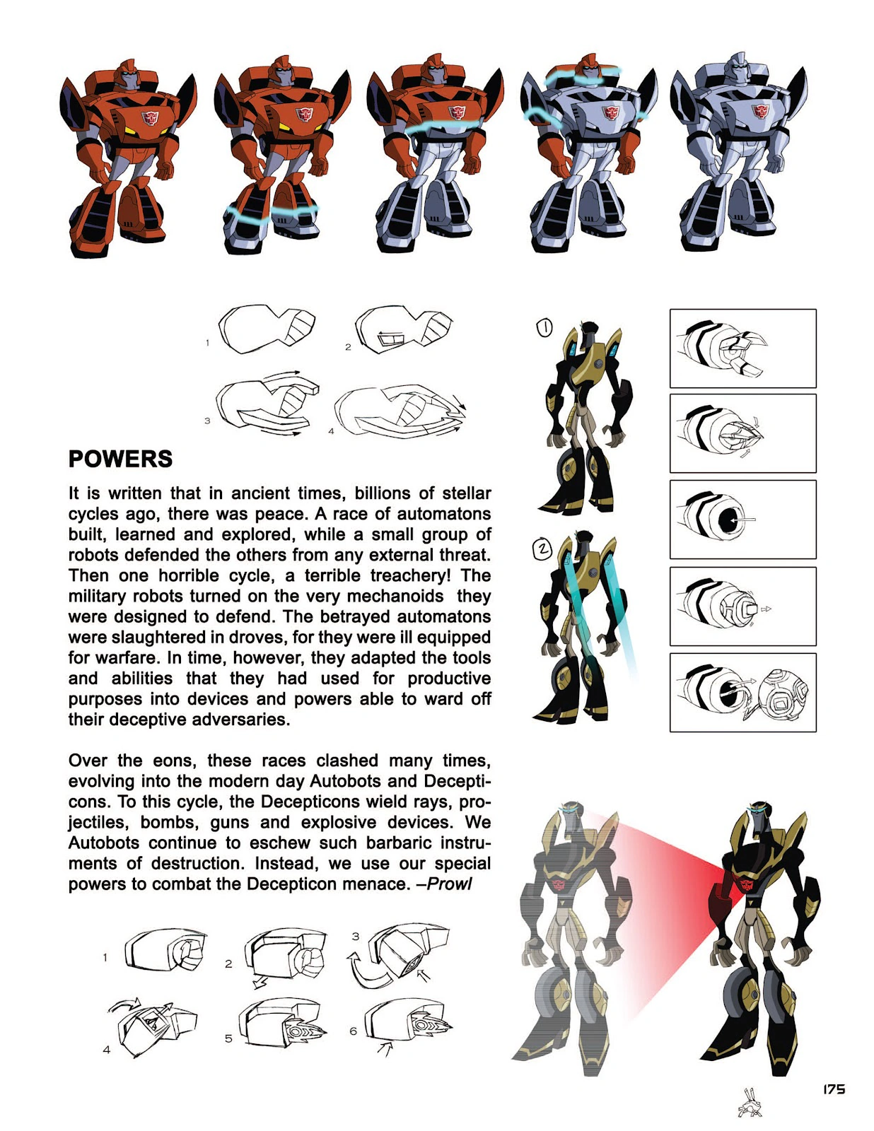 An explanation why Autobots have powers and the Decepticons have