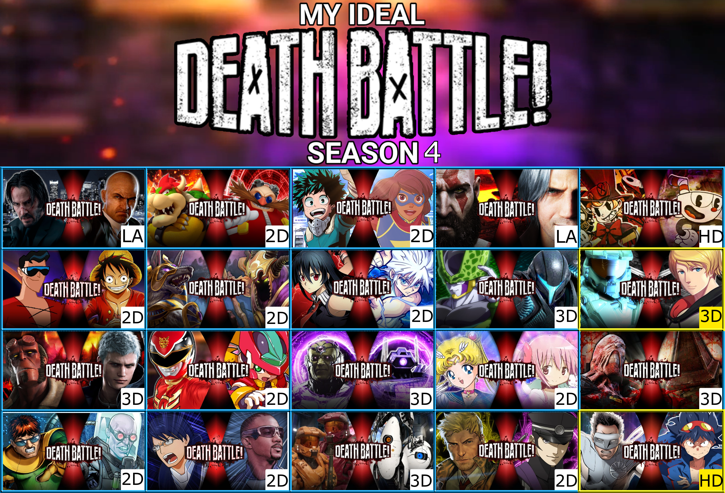 DEATH BATTLE Predictions , Claims, and Misc. on DEATH-BATTLE-4-ALL