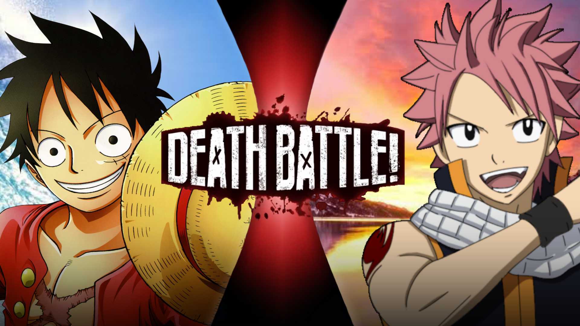 Monkey D Luffy Vs Natsu Dragneel One Piece Vs Fairy Tail Fandom