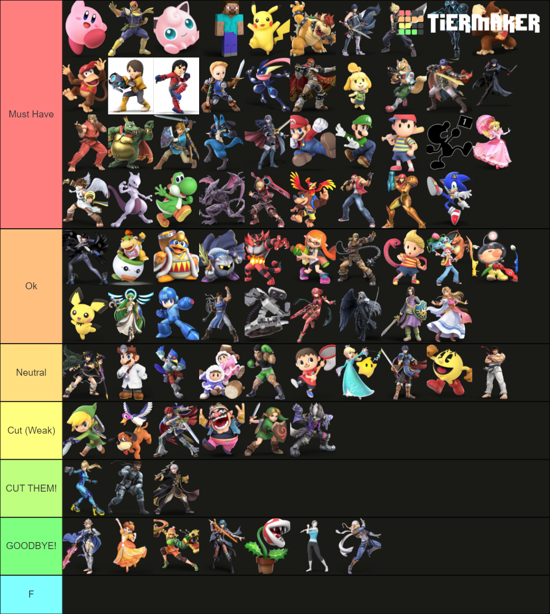 My Smash 6 Roster Fandom 7904