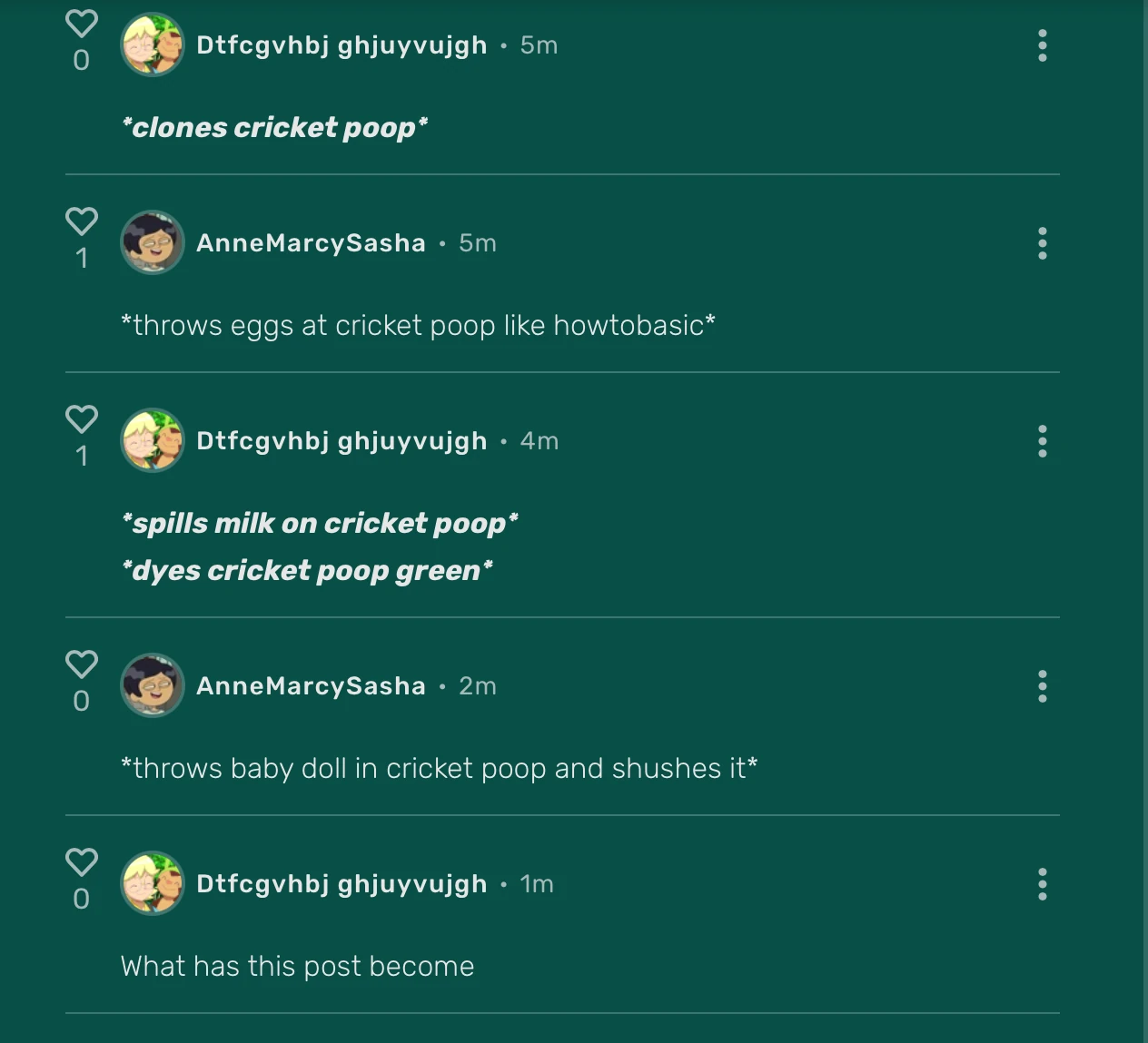 Daily dose of out of context cricket poop Fandom