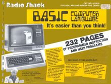 Bookcover-Basic Computer Language It's Easier Than You Think! (1978)(Radio Shack)