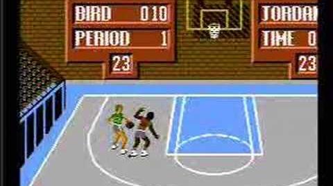 Jordan vs. Bird One on One - NES Gameplay