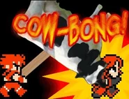 "Wooden stake. Wood IN steak" o_O