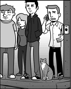 So that's what Zack was doing in the two months that it took to make this comic...