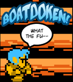 Next time anyone yells something stupid, just hit the ground.