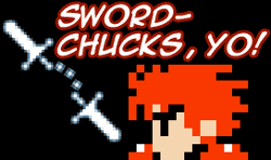 Buster Sword, Lionheart, Brotherhood, Sword-chuck!