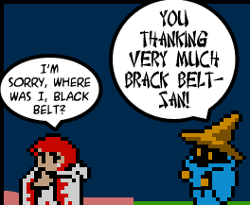 Me so offended! Karate Chop Brack Mage-san!