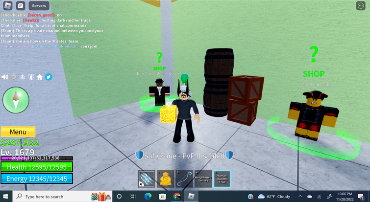 Trade Buddha & Phoenix for X2 Money Gamepasd : r/bloxfruits