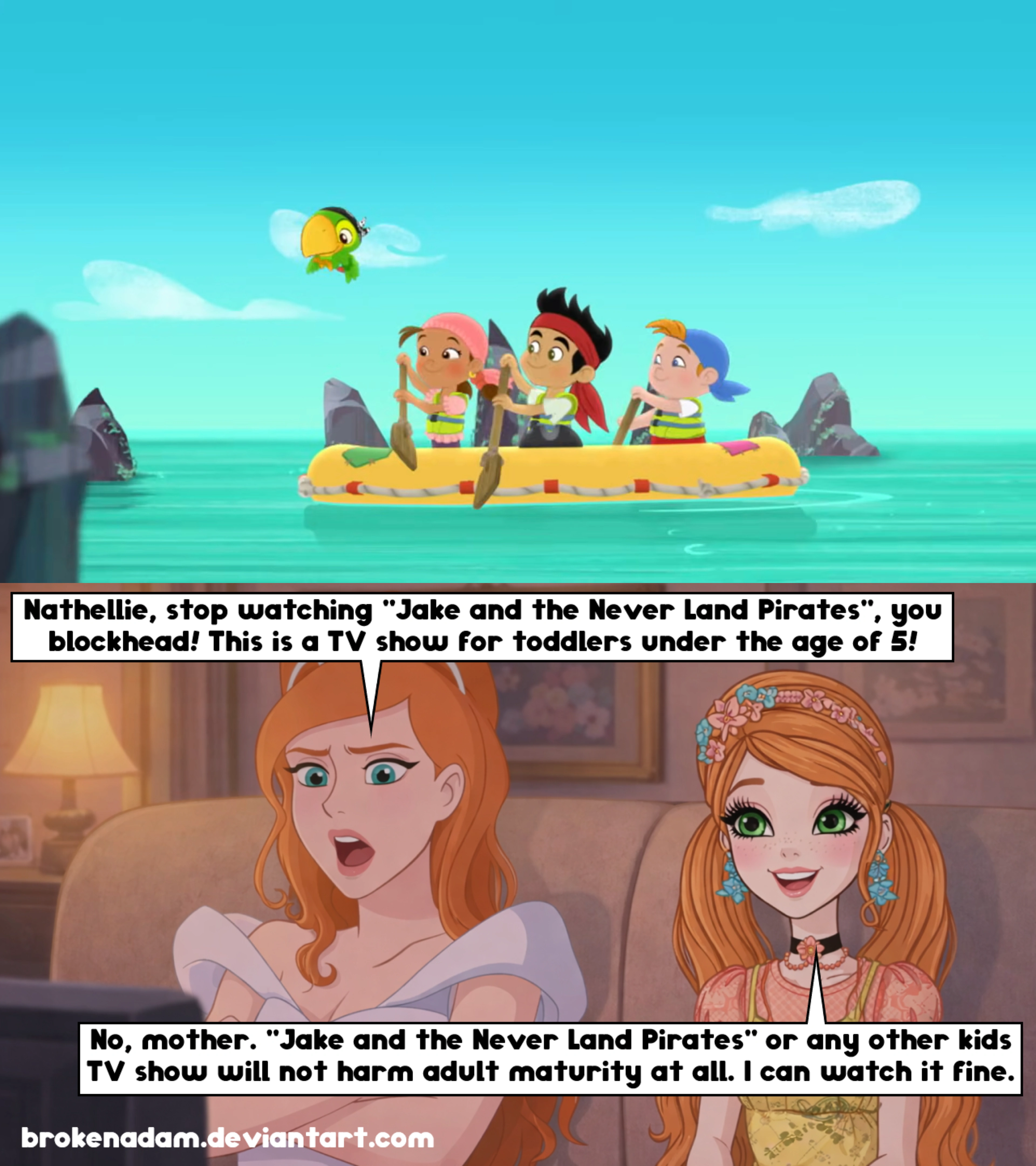 Giselle Roasts Nathellie Ballerie Watching 