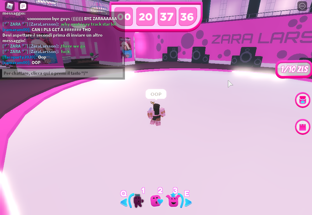 I Was At The Zara Larsson Event And Cuss Warning Fandom - roblox zara larsson rhubarb