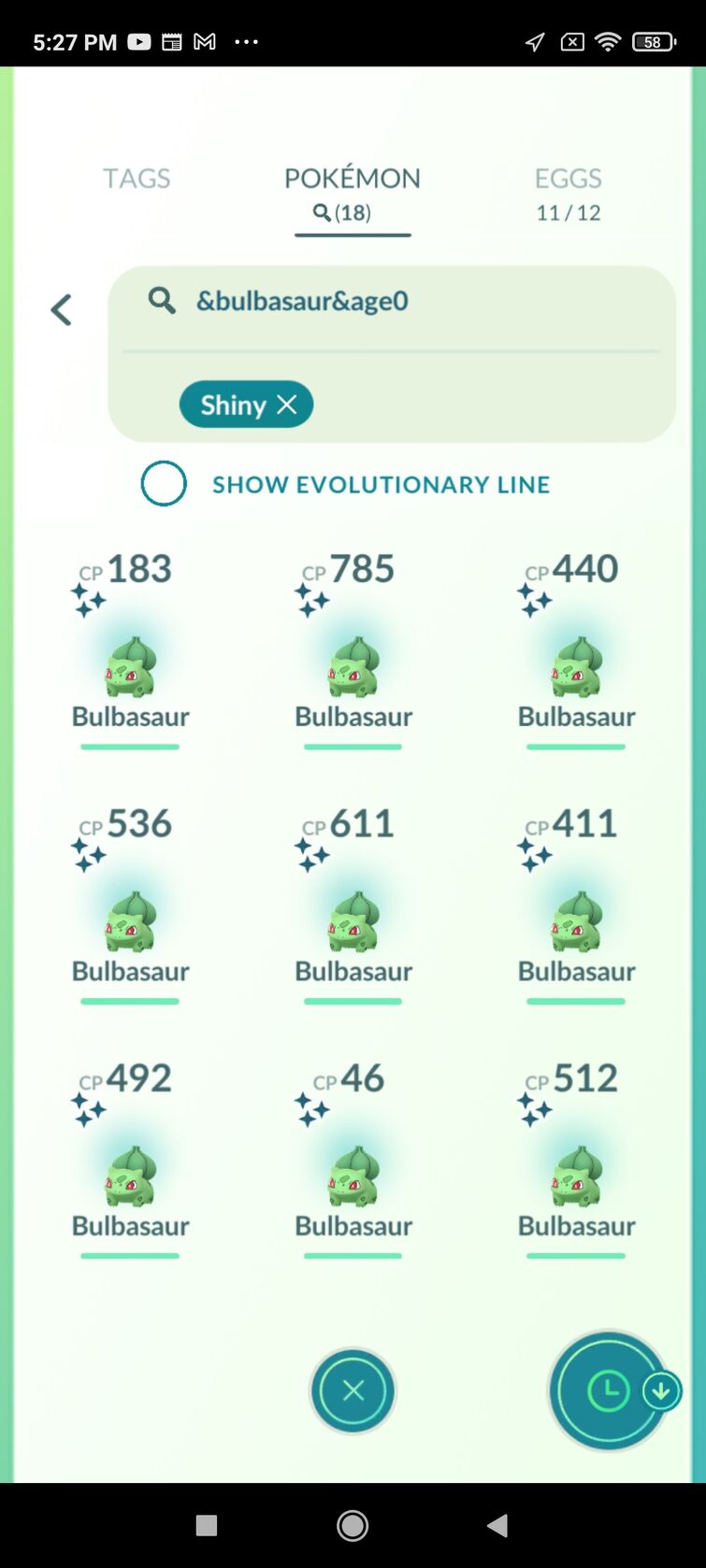 Shiny Shadow Bulbasaur Pokemon Trade Go